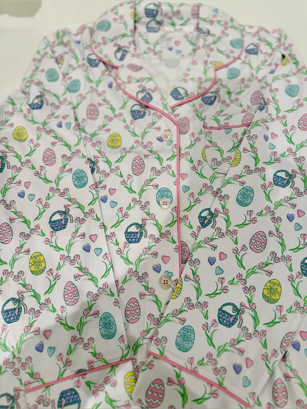 Roller Rabbit Tulips Trellis Pajamas Set - Picture 3 of 4